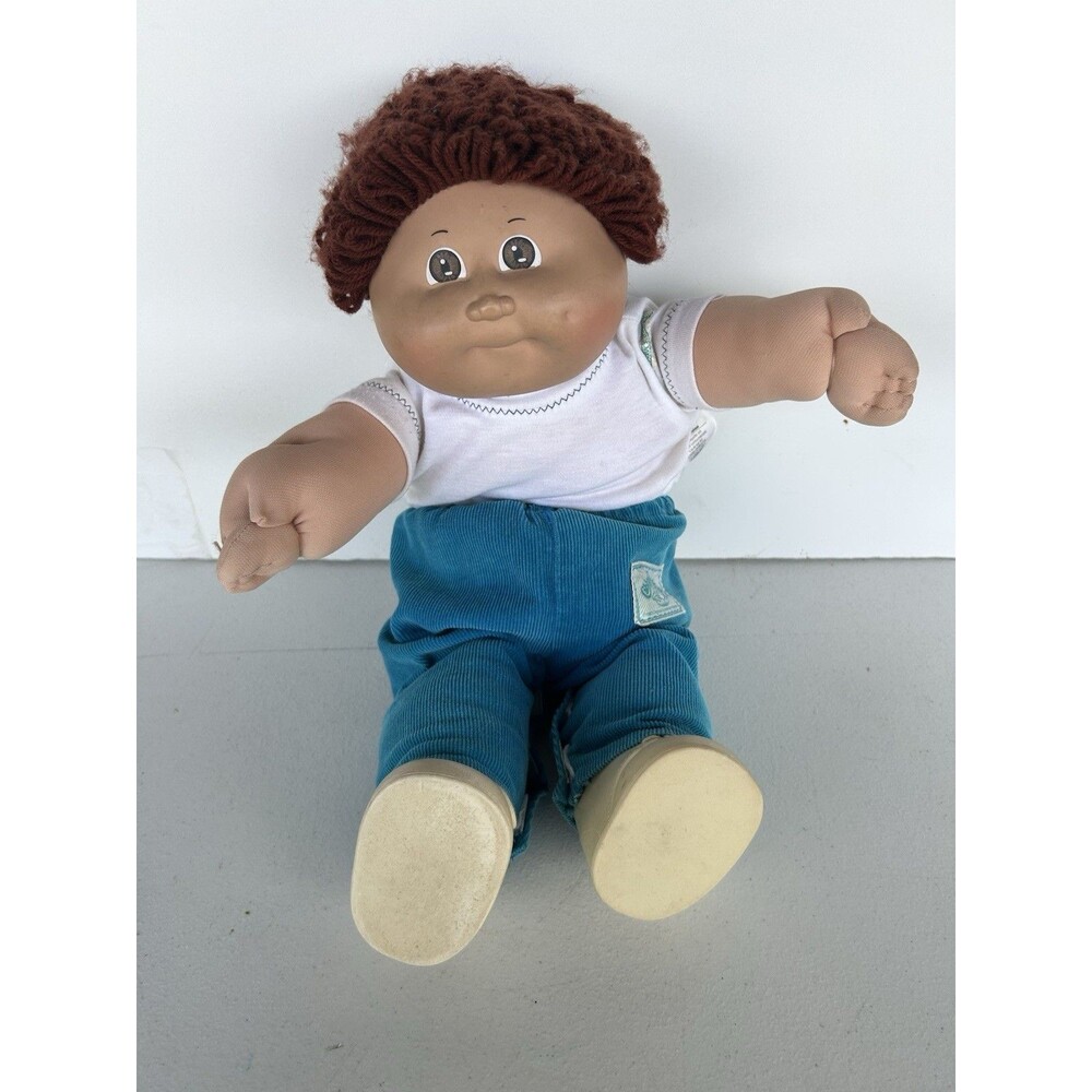 Vintage 1985 Coleco Cabbage Patch Kids Boy #3 Head Mold Green Xavier Roberts